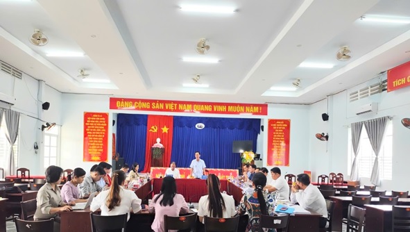 UBND xã Lâm Tân tiếp và làm việc với Đoàn Kiểm tra cải cách hành chính năm 2025 thành phố Cần Thơ